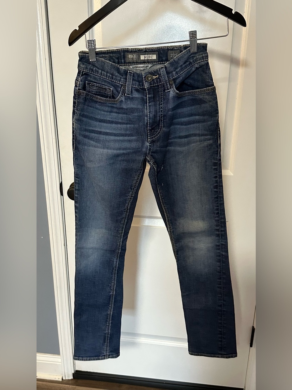 BKE Alec Straight Leg Dark Blue Men’s Jeans